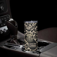 George Washington Carver Skinny Tumbler Peanut From Soil Comes Knowledge Quote and Agricultural Roots - Wonder Print Shop