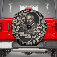 George Washington Carver Spare Tire Cover Peanut From Soil Comes Knowledge Quote and Agricultural Roots - Wonder Print Shop