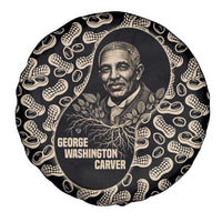 George Washington Carver Spare Tire Cover Peanut From Soil Comes Knowledge Quote and Agricultural Roots - Wonder Print Shop