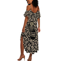 George Washington Carver Summer Maxi Dress Peanut From Soil Comes Knowledge Quote and Agricultural Roots - Wonder Print Shop