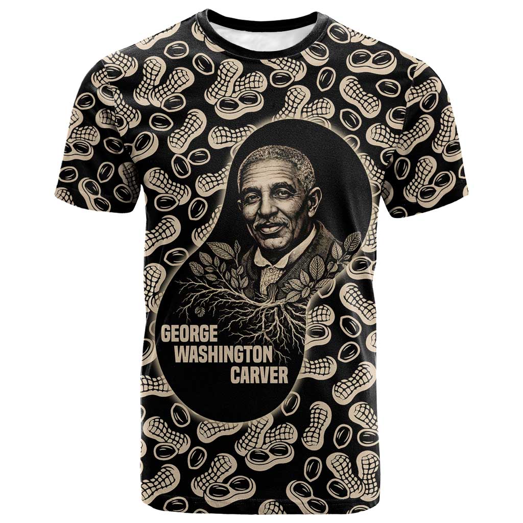 George Washington Carver T shirt Peanut From Soil Comes Knowledge Quote and Agricultural Roots - Wonder Print Shop