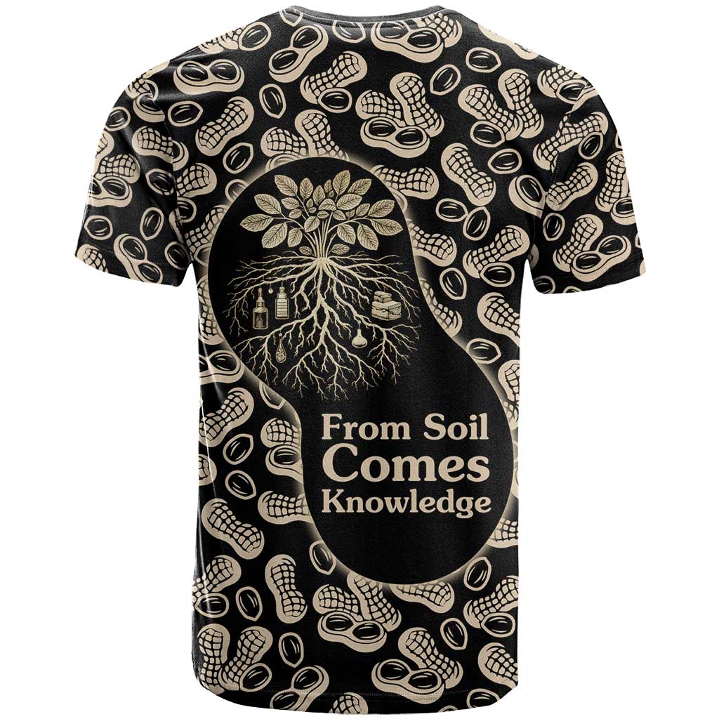 George Washington Carver T shirt Peanut From Soil Comes Knowledge Quote and Agricultural Roots - Wonder Print Shop