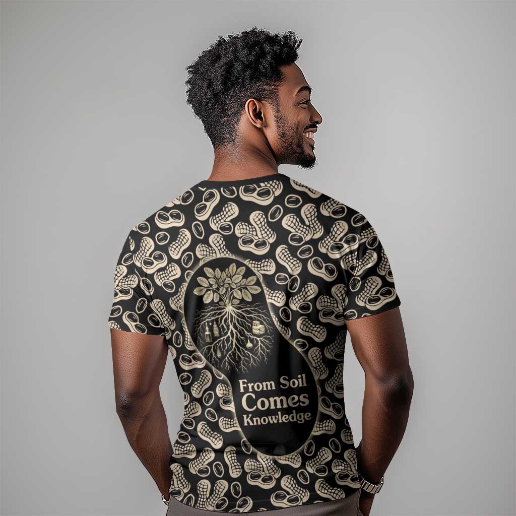 George Washington Carver T shirt Peanut From Soil Comes Knowledge Quote and Agricultural Roots - Wonder Print Shop