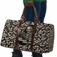 George Washington Carver Travel Bag Peanut From Soil Comes Knowledge Quote and Agricultural Roots - Wonder Print Shop