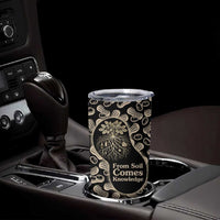 George Washington Carver Tumbler Cup Peanut From Soil Comes Knowledge Quote and Agricultural Roots - Wonder Print Shop