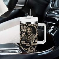 George Washington Carver Tumbler With Handle Peanut From Soil Comes Knowledge Quote and Agricultural Roots - Wonder Print Shop