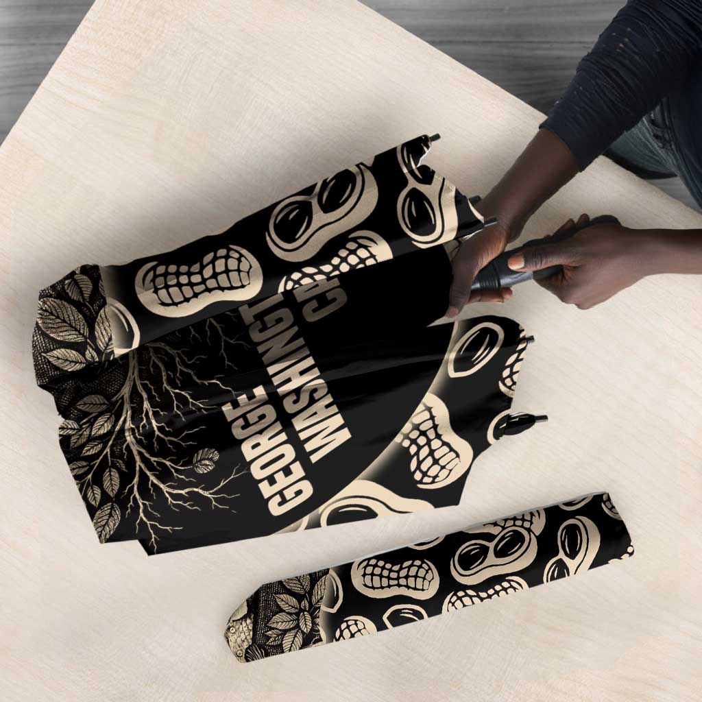 George Washington Carver Umbrella Peanut From Soil Comes Knowledge Quote and Agricultural Roots - Wonder Print Shop