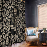 George Washington Carver Window Curtain Peanut From Soil Comes Knowledge Quote and Agricultural Roots - Wonder Print Shop