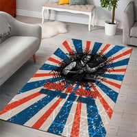 George Washington Carver Area Rug with Science Teaching Scene, Education Is the Key Quote - Wonder Print Shop