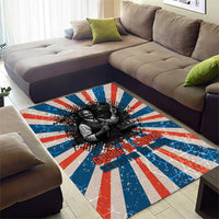 George Washington Carver Area Rug with Science Teaching Scene, Education Is the Key Quote - Wonder Print Shop