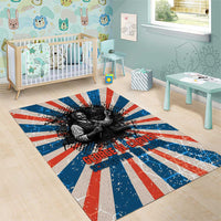 George Washington Carver Area Rug with Science Teaching Scene, Education Is the Key Quote - Wonder Print Shop