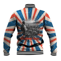 George Washington Carver Baseball Jacket with Science Teaching Scene, Education Is the Key Quote - Wonder Print Shop