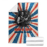 George Washington Carver Blanket with Science Teaching Scene, Education Is the Key Quote - Wonder Print Shop