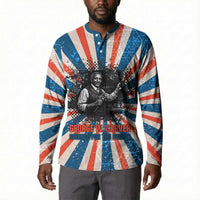 George Washington Carver Button Sweatshirt with Science Teaching Scene, Education Is the Key Quote