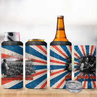George Washington Carver 4 in 1 Can Cooler Tumbler with Science Teaching Scene, Education Is the Key Quote - Wonder Print Shop