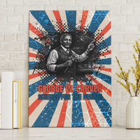 George Washington Carver Canvas Wall Art with Science Teaching Scene, Education Is the Key Quote - Wonder Print Shop