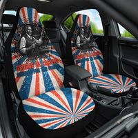 George Washington Carver Car Seat Cover with Science Teaching Scene, Education Is the Key Quote - Wonder Print Shop