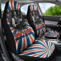 George Washington Carver Car Seat Cover with Science Teaching Scene, Education Is the Key Quote - Wonder Print Shop