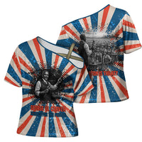George Washington Carver Cross Shoulder Shirt with Science Teaching Scene, Education Is the Key Quote - Wonder Print Shop