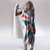 George Washington Carver Hooded Blanket with Science Teaching Scene, Education Is the Key Quote - Wonder Print Shop