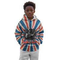 George Washington Carver Kid Hoodie with Science Teaching Scene, Education Is the Key Quote - Wonder Print Shop