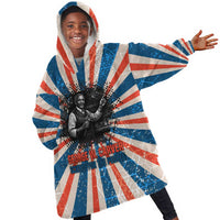 George Washington Carver Kid Wearable Blanket Hoodie with Science Teaching Scene, Education Is the Key Quote - Wonder Print Shop