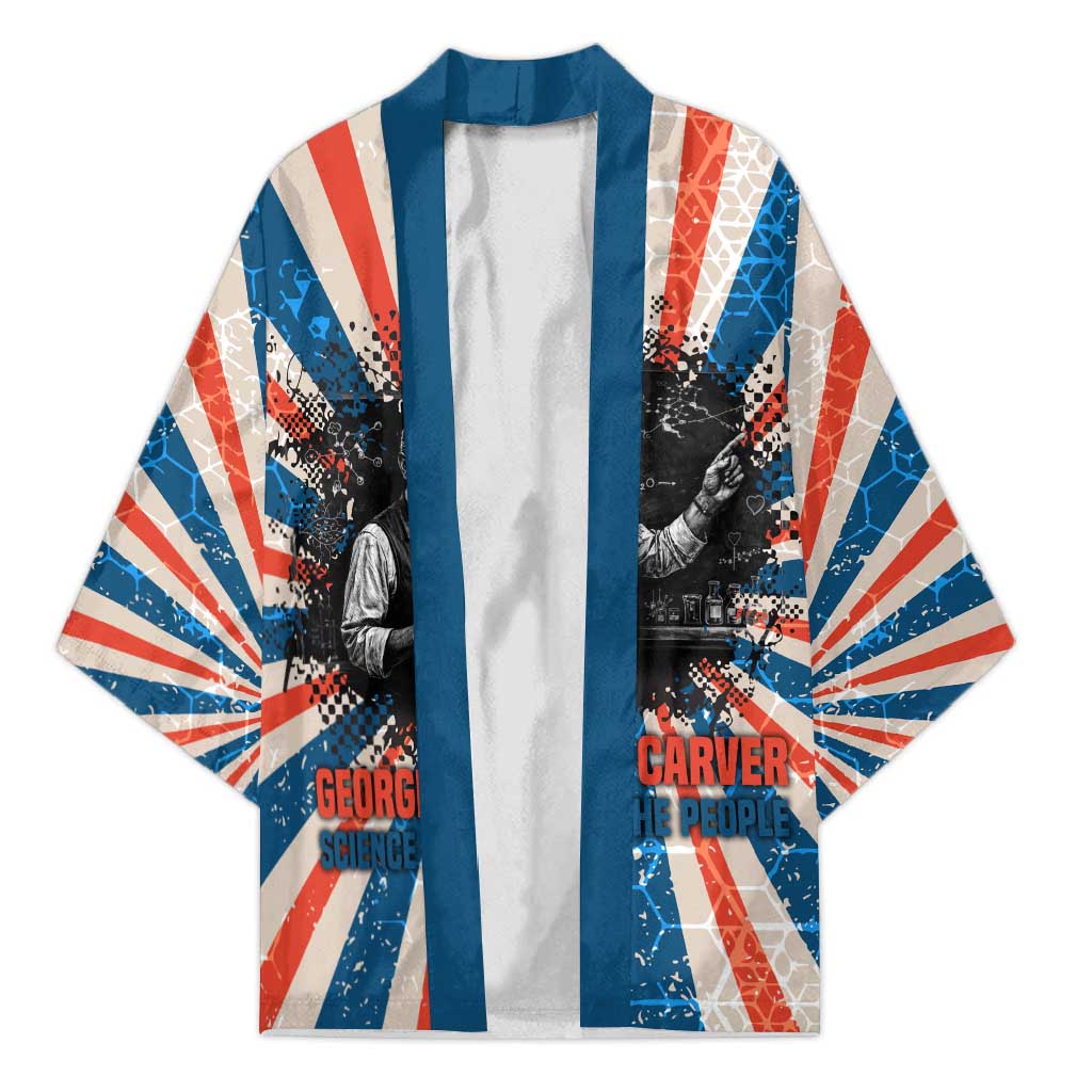 George Washington Carver Kimono with Science Teaching Scene, Education Is the Key Quote - Wonder Print Shop