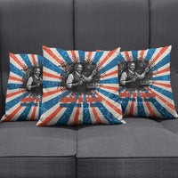 George Washington Carver Pillow Cover with Science Teaching Scene, Education Is the Key Quote - Wonder Print Shop