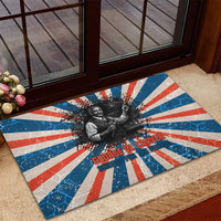 George Washington Carver Rubber Doormat with Science Teaching Scene, Education Is the Key Quote - Wonder Print Shop