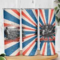 George Washington Carver Skinny Tumbler with Science Teaching Scene, Education Is the Key Quote - Wonder Print Shop