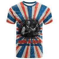 George Washington Carver T shirt with Science Teaching Scene, Education Is the Key Quote - Wonder Print Shop