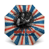 George Washington Carver Umbrella with Science Teaching Scene, Education Is the Key Quote - Wonder Print Shop