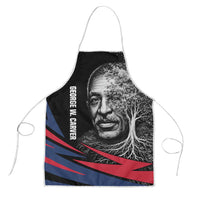 George Washington Carver Apron with Tree Portrait Illustration, Nature Is the Greatest Teacher Quote - Wonder Print Shop