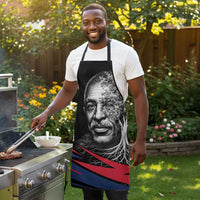 George Washington Carver Apron with Tree Portrait Illustration, Nature Is the Greatest Teacher Quote - Wonder Print Shop