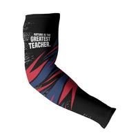 George Washington Carver Arm Sleeves with Tree Portrait Illustration, Nature Is the Greatest Teacher Quote - Wonder Print Shop