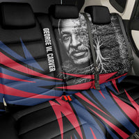 George Washington Carver Back Car Seat Cover with Tree Portrait Illustration, Nature Is the Greatest Teacher Quote - Wonder Print Shop