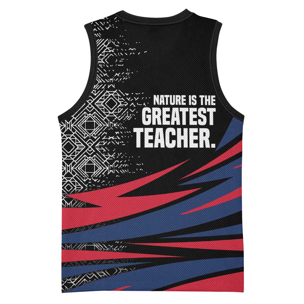George Washington Carver Basketball Jersey with Tree Portrait Illustration, Nature Is the Greatest Teacher Quote - Wonder Print Shop