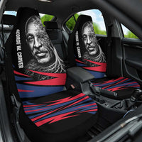 George Washington Carver Car Seat Cover with Tree Portrait Illustration, Nature Is the Greatest Teacher Quote - Wonder Print Shop