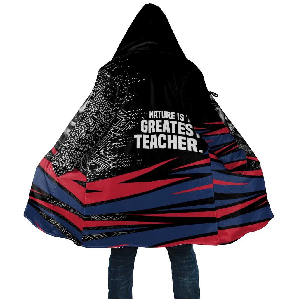 George Washington Carver Cloak with Tree Portrait Illustration, Nature Is the Greatest Teacher Quote - Wonder Print Shop