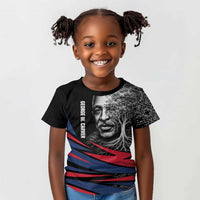George Washington Carver Kid T shirt with Tree Portrait Illustration, Nature Is the Greatest Teacher Quote - Wonder Print Shop