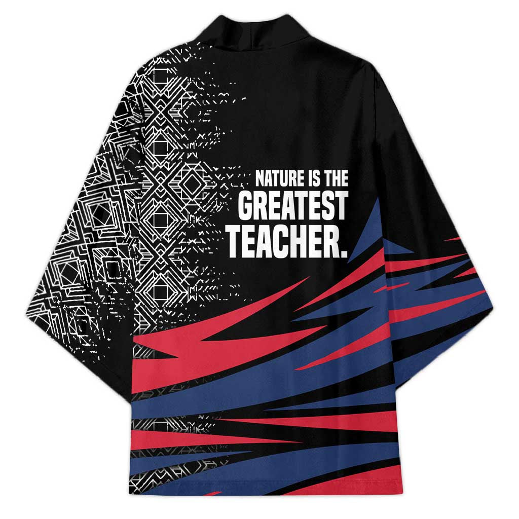 George Washington Carver Kimono with Tree Portrait Illustration, Nature Is the Greatest Teacher Quote - Wonder Print Shop