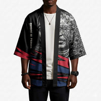 George Washington Carver Kimono with Tree Portrait Illustration, Nature Is the Greatest Teacher Quote - Wonder Print Shop