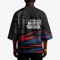 George Washington Carver Kimono with Tree Portrait Illustration, Nature Is the Greatest Teacher Quote - Wonder Print Shop