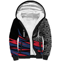 George Washington Carver Sherpa Hoodie with Tree Portrait Illustration, Nature Is the Greatest Teacher Quote - Wonder Print Shop