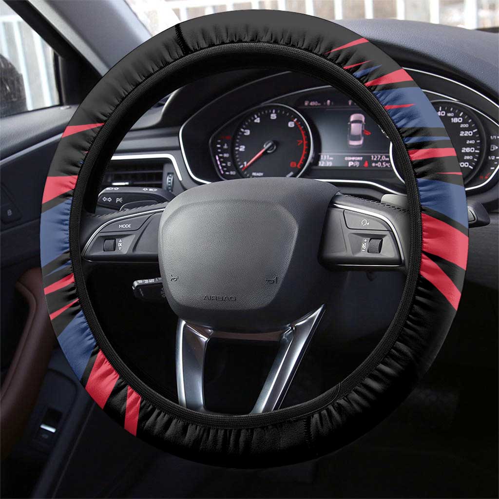 George Washington Carver Steering Wheel Cover with Tree Portrait Illustration, Nature Is the Greatest Teacher Quote - Wonder Print Shop