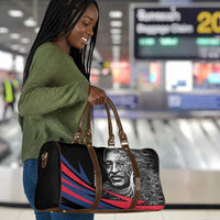 George Washington Carver Travel Bag with Tree Portrait Illustration, Nature Is the Greatest Teacher Quote - Wonder Print Shop
