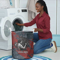 Katherine Johnson Laundry Basket with Chalkboard Math Scene, Verify the Numbers Quote and Space Orbit - Wonder Print Shop