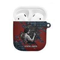 Katherine Johnson AirPods Case with Chalkboard Math Scene, Verify the Numbers Quote and Space Orbit - Wonder Print Shop