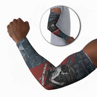 Katherine Johnson Arm Sleeves with Chalkboard Math Scene, Verify the Numbers Quote and Space Orbit - Wonder Print Shop