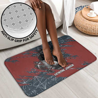 Katherine Johnson Bathroom Set with Chalkboard Math Scene, Verify the Numbers Quote and Space Orbit - Wonder Print Shop